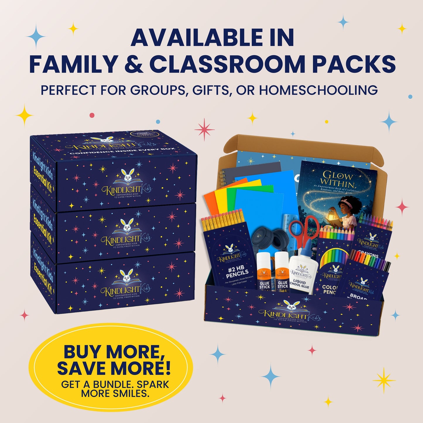 Custom Glow Box – The Ultimate School Kit + Glow Within Book